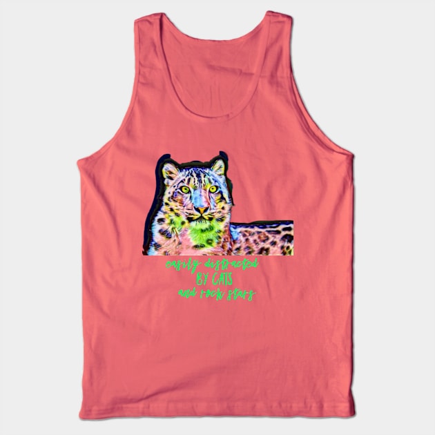 Easily distracted by CATS and Rock Stars Tank Top by PersianFMts